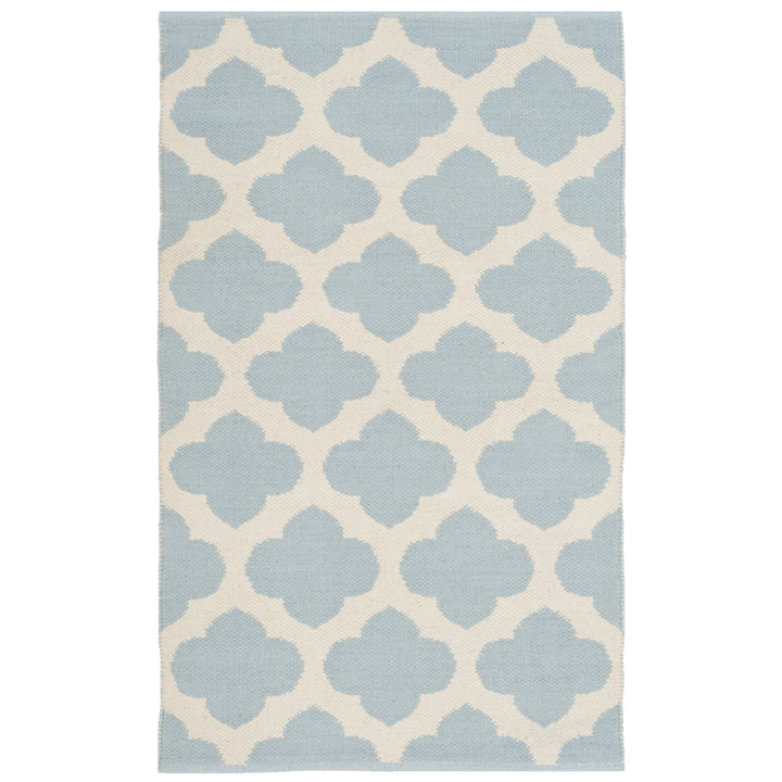 SAFAVIEH Montauk MTK723K Handwoven Light Blue /Ivory Rug Image 9