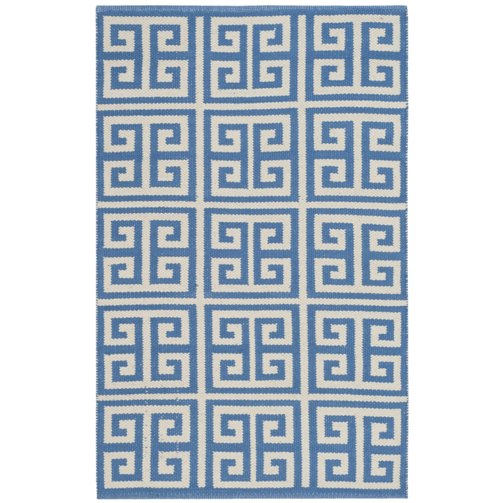 SAFAVIEH Montauk MTK724C Handwoven Blue / Ivory Rug Image 7