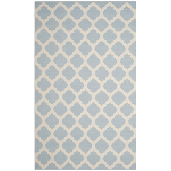 SAFAVIEH Montauk MTK723K Handwoven Light Blue /Ivory Rug Image 10