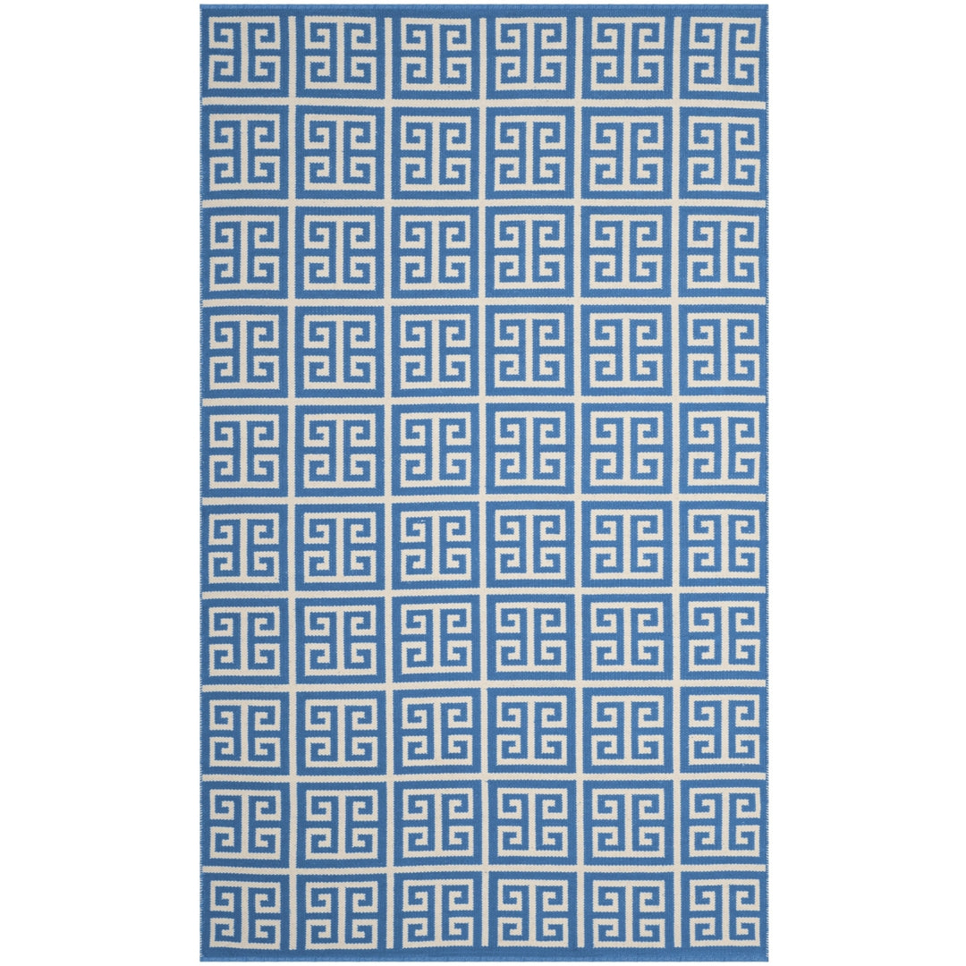 SAFAVIEH Montauk MTK724C Handwoven Blue / Ivory Rug Image 8