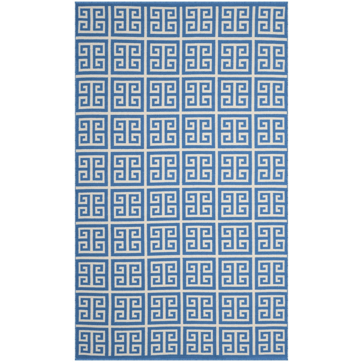 SAFAVIEH Montauk MTK724C Handwoven Blue / Ivory Rug Image 8