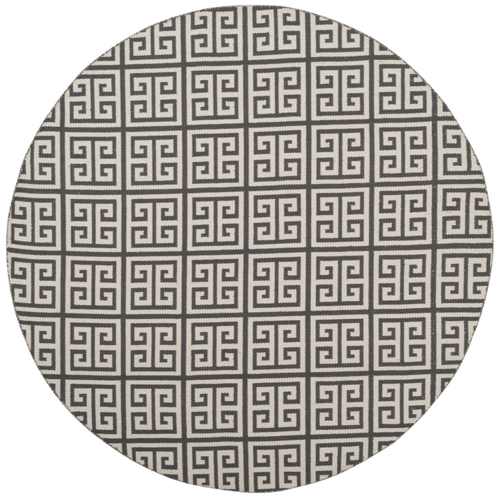 SAFAVIEH Montauk MTK724E Handwoven Dark Grey / Ivory Rug Image 4