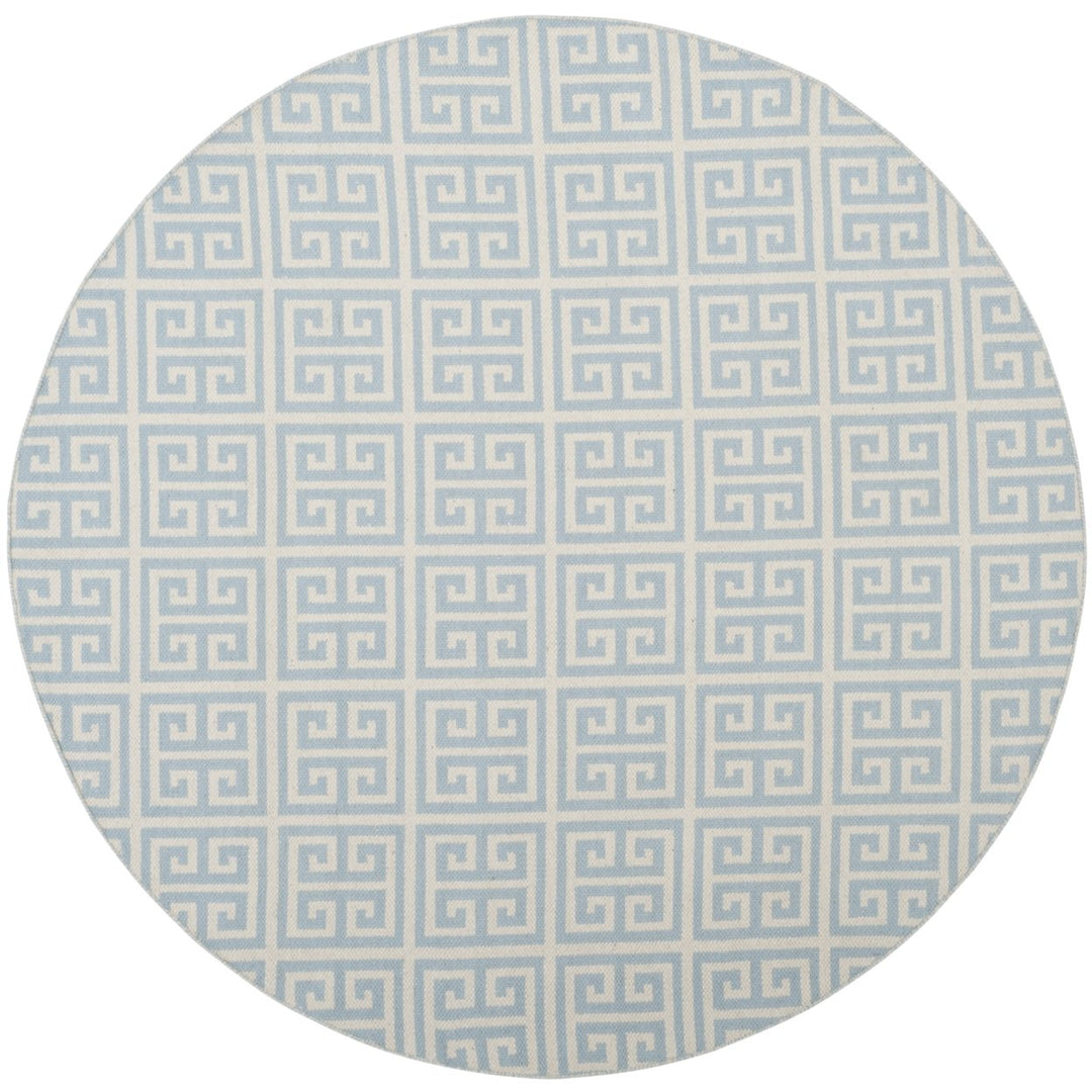 SAFAVIEH Montauk MTK724K Handwoven Light Blue /Ivory Rug Image 1