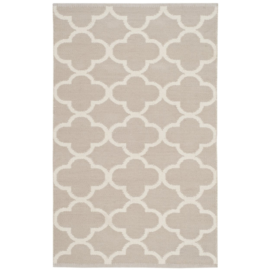 SAFAVIEH Montauk MTK725A Handwoven Grey / Ivory Rug Image 1