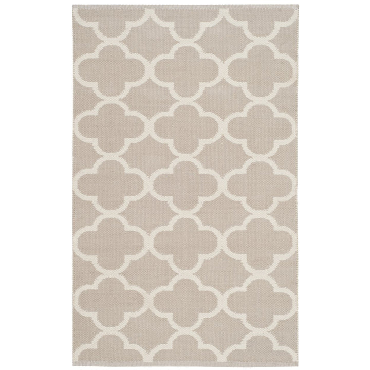 SAFAVIEH Montauk MTK725A Handwoven Grey / Ivory Rug Image 1