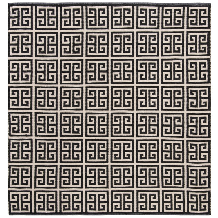 SAFAVIEH Montauk MTK724D Handwoven Black / Ivory Rug Image 6