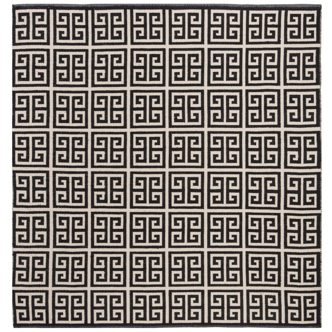 SAFAVIEH Montauk MTK724D Handwoven Black / Ivory Rug Image 1