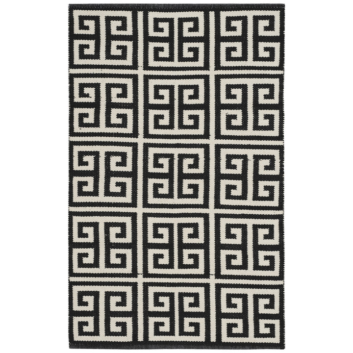 SAFAVIEH Montauk MTK724D Handwoven Black / Ivory Rug Image 9