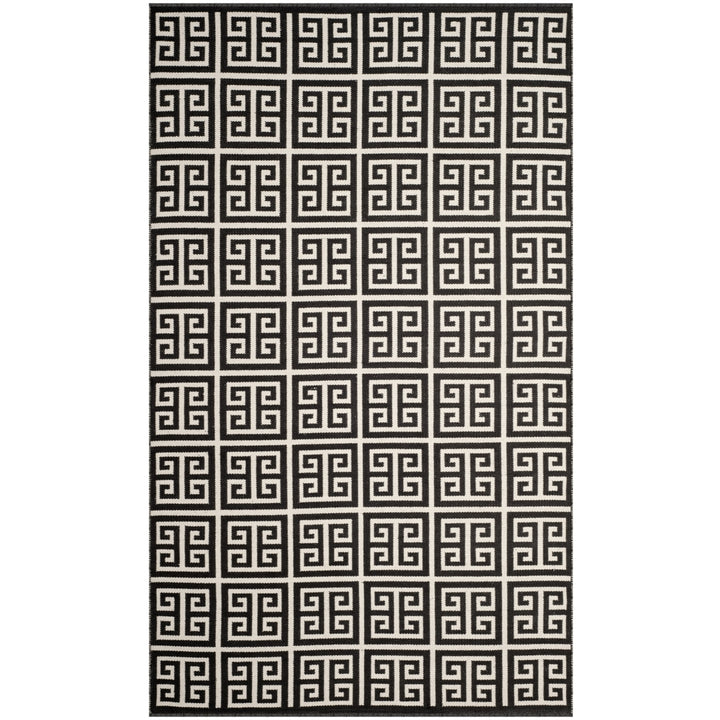 SAFAVIEH Montauk MTK724D Handwoven Black / Ivory Rug Image 10