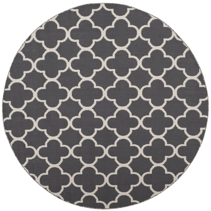 SAFAVIEH Montauk MTK725E Handwoven Dark Grey / Ivory Rug Image 4