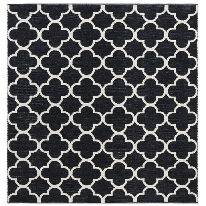 SAFAVIEH Montauk MTK725D Handwoven Black / Ivory Rug Image 1