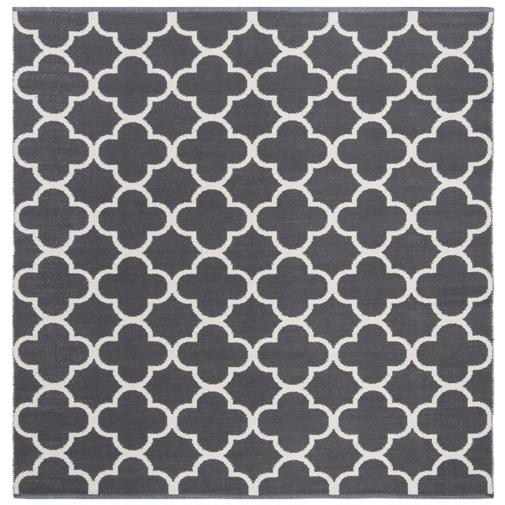 SAFAVIEH Montauk MTK725E Handwoven Dark Grey / Ivory Rug Image 6