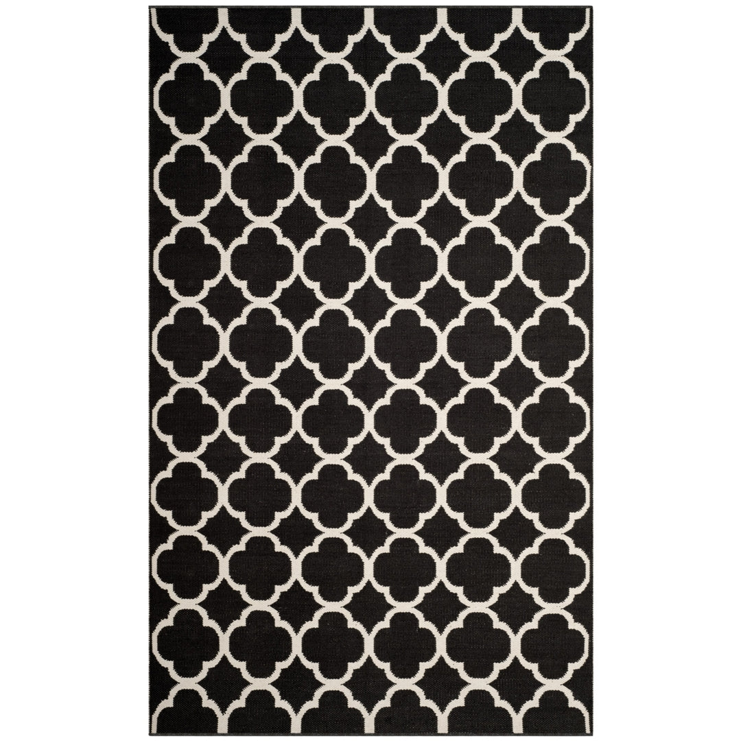 SAFAVIEH Montauk MTK725D Handwoven Black / Ivory Rug Image 10