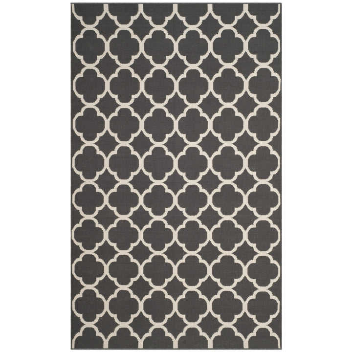 SAFAVIEH Montauk MTK725E Handwoven Dark Grey / Ivory Rug Image 10