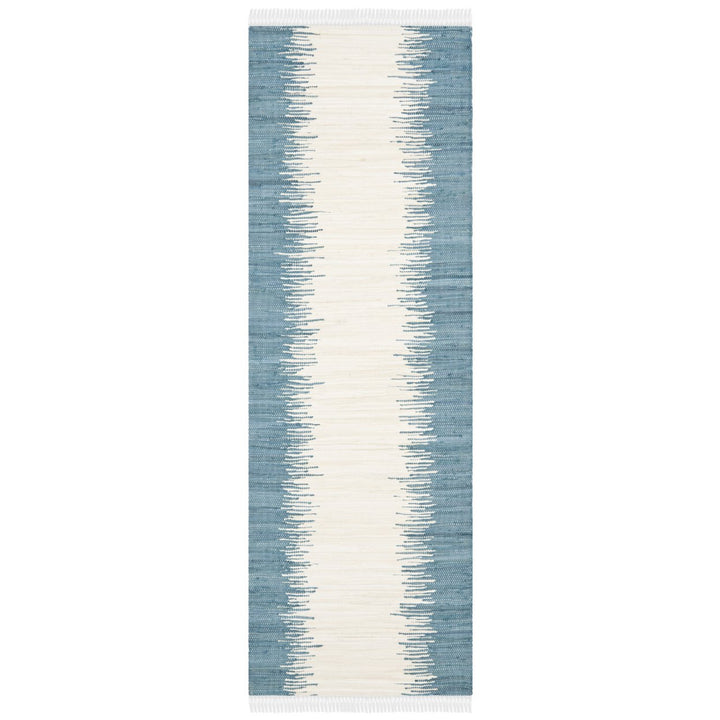 SAFAVIEH Montauk Collection MTK751A Handwoven Blue Rug Image 1