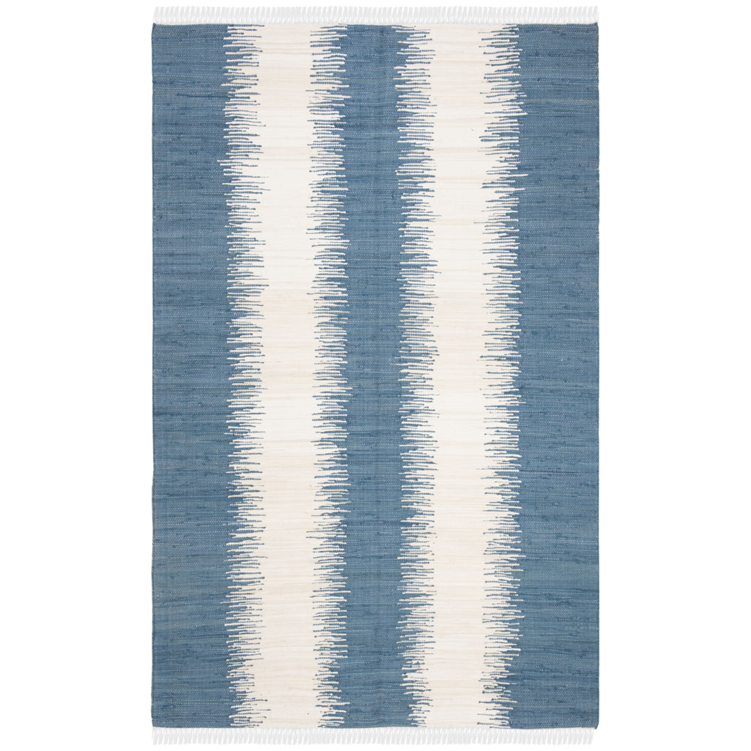 SAFAVIEH Montauk MTK751B Handwoven Dark Blue Rug Image 4