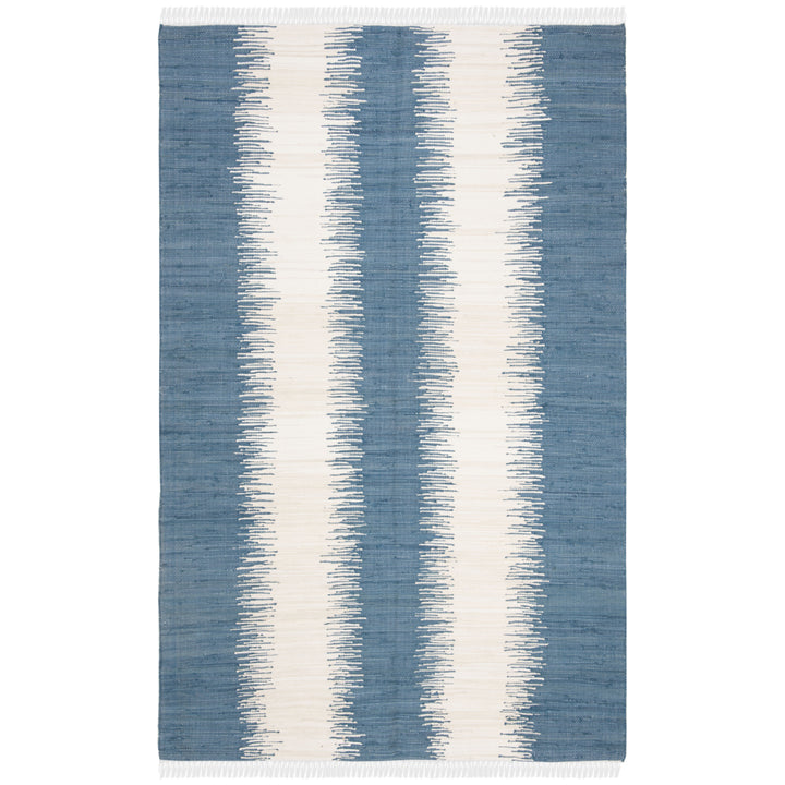 SAFAVIEH Montauk MTK751B Handwoven Dark Blue Rug Image 4