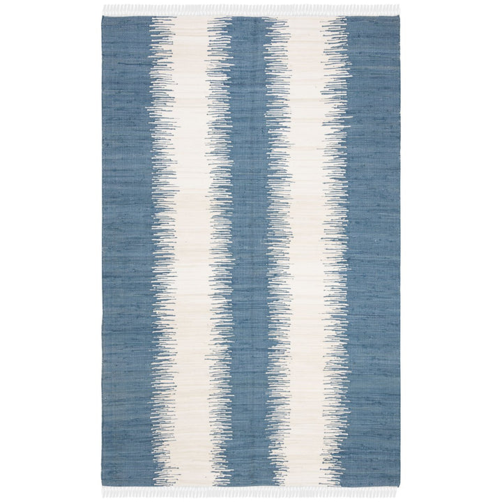 SAFAVIEH Montauk MTK751B Handwoven Dark Blue Rug Image 1