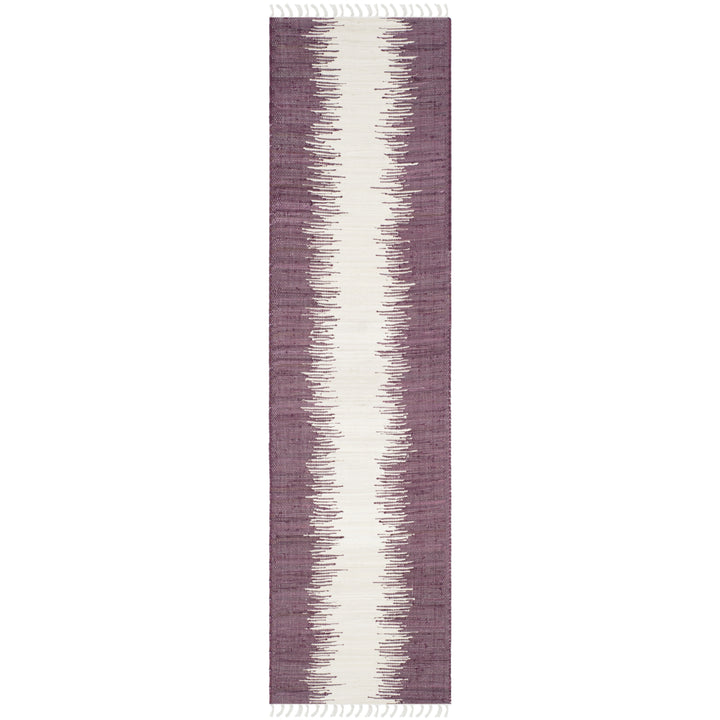 SAFAVIEH Montauk Collection MTK751D Handwoven Purple Rug Image 3