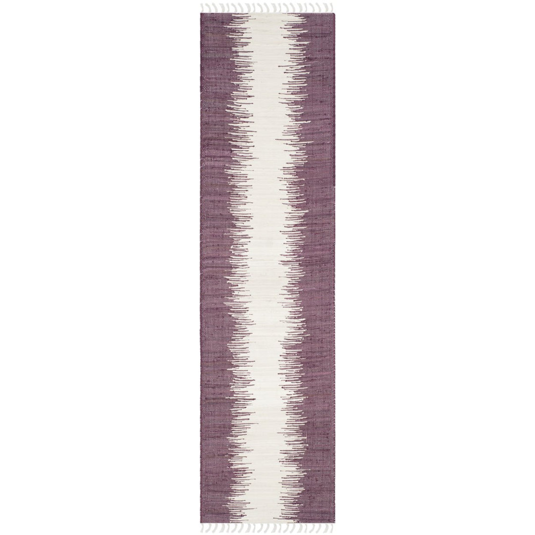 SAFAVIEH Montauk Collection MTK751D Handwoven Purple Rug Image 1