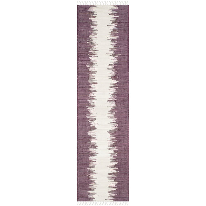 SAFAVIEH Montauk Collection MTK751D Handwoven Purple Rug Image 1