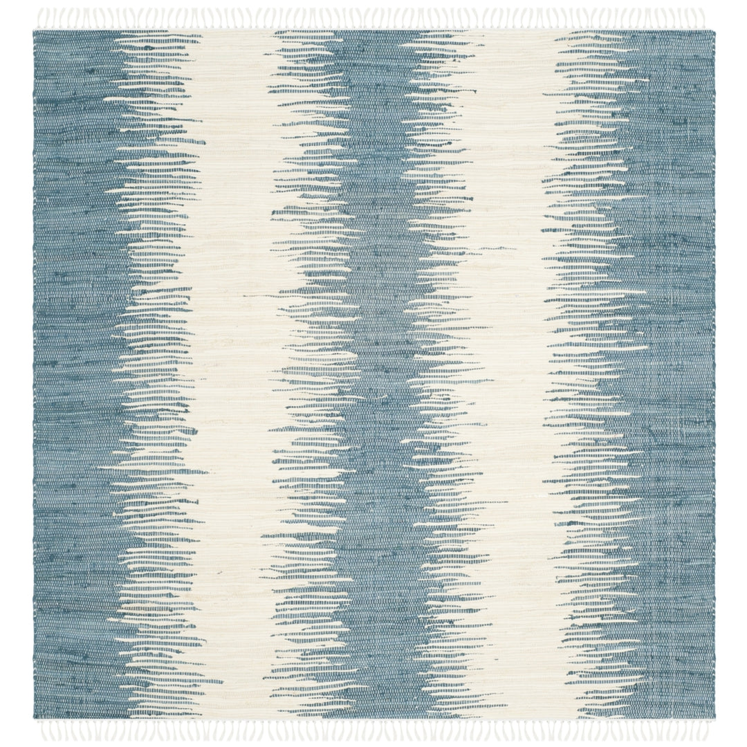 SAFAVIEH Montauk Collection MTK751A Handwoven Blue Rug Image 6