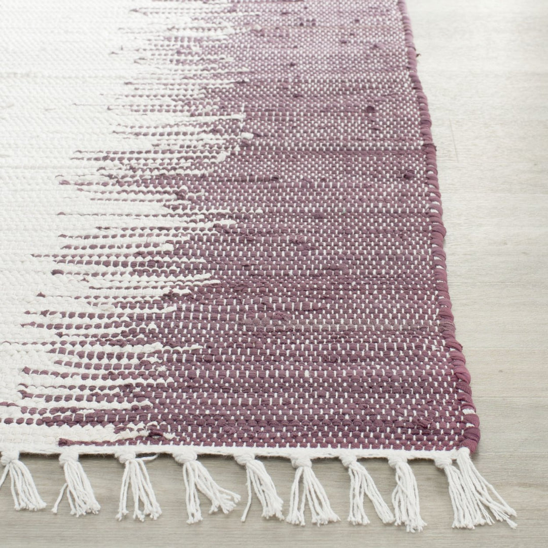 SAFAVIEH Montauk Collection MTK751D Handwoven Purple Rug Image 4