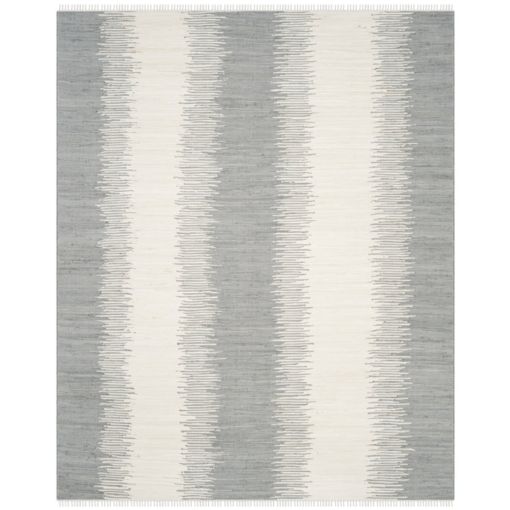 SAFAVIEH Montauk Collection MTK751K Handwoven Grey Rug Image 1