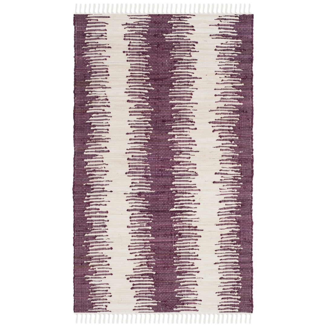 SAFAVIEH Montauk Collection MTK751D Handwoven Purple Rug Image 5