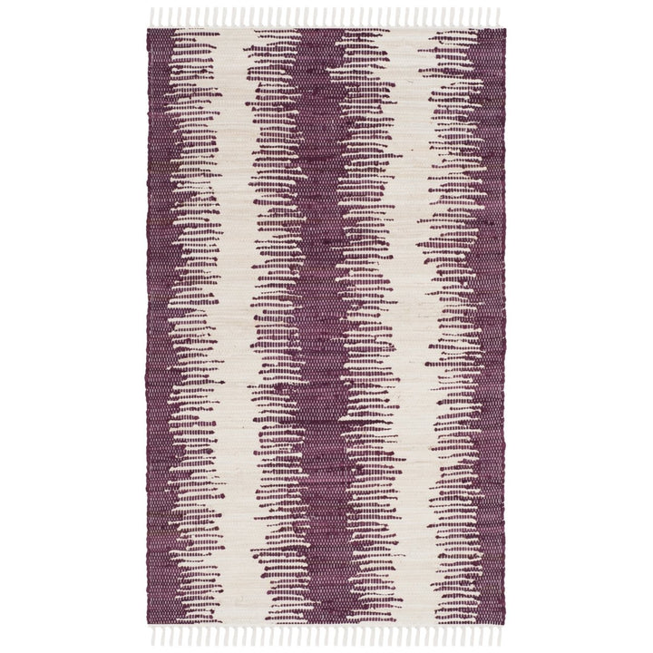 SAFAVIEH Montauk Collection MTK751D Handwoven Purple Rug Image 1