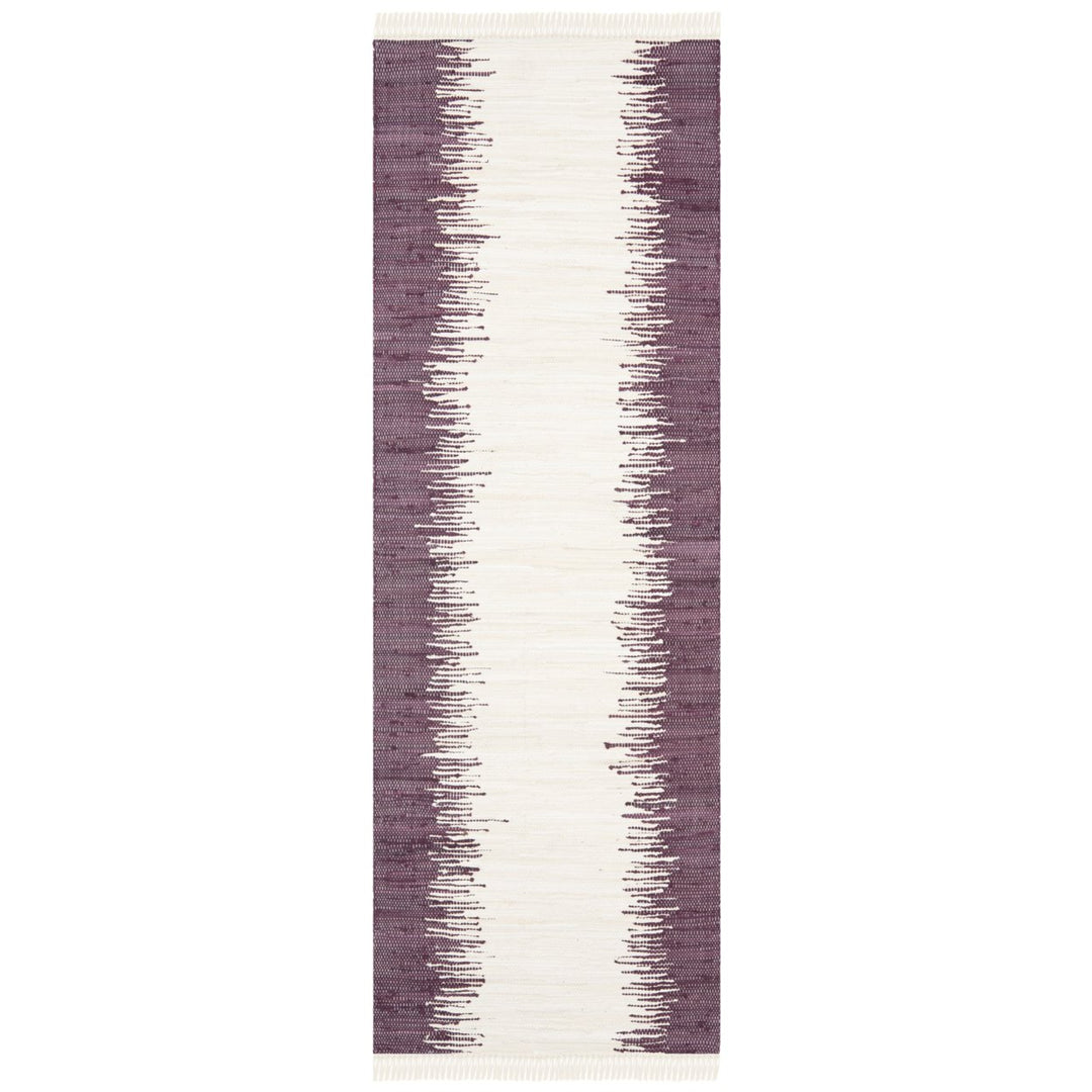 SAFAVIEH Montauk Collection MTK751D Handwoven Purple Rug Image 1