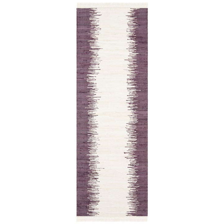 SAFAVIEH Montauk Collection MTK751D Handwoven Purple Rug Image 1