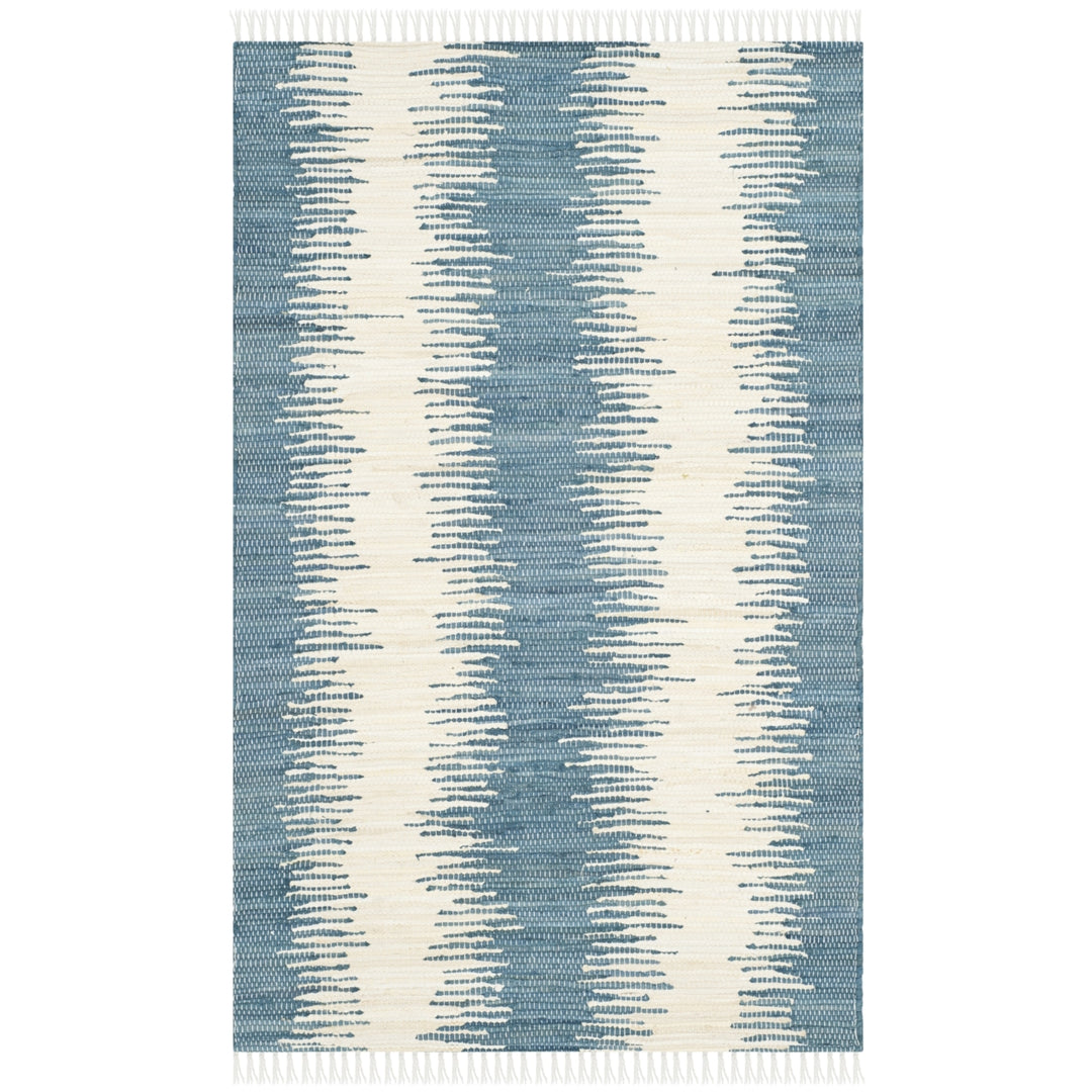 SAFAVIEH Montauk Collection MTK751A Handwoven Blue Rug Image 9