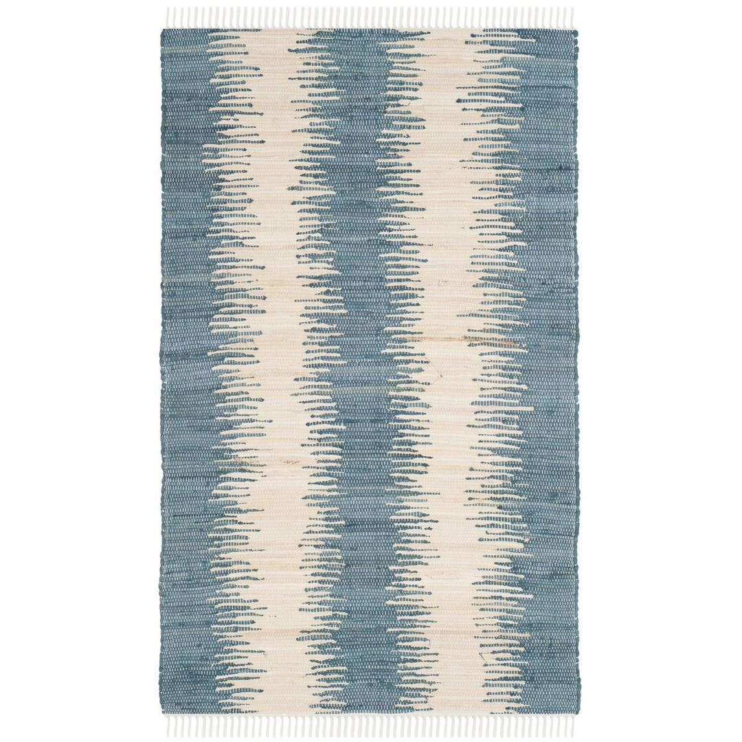 SAFAVIEH Montauk Collection MTK751A Handwoven Blue Rug Image 1