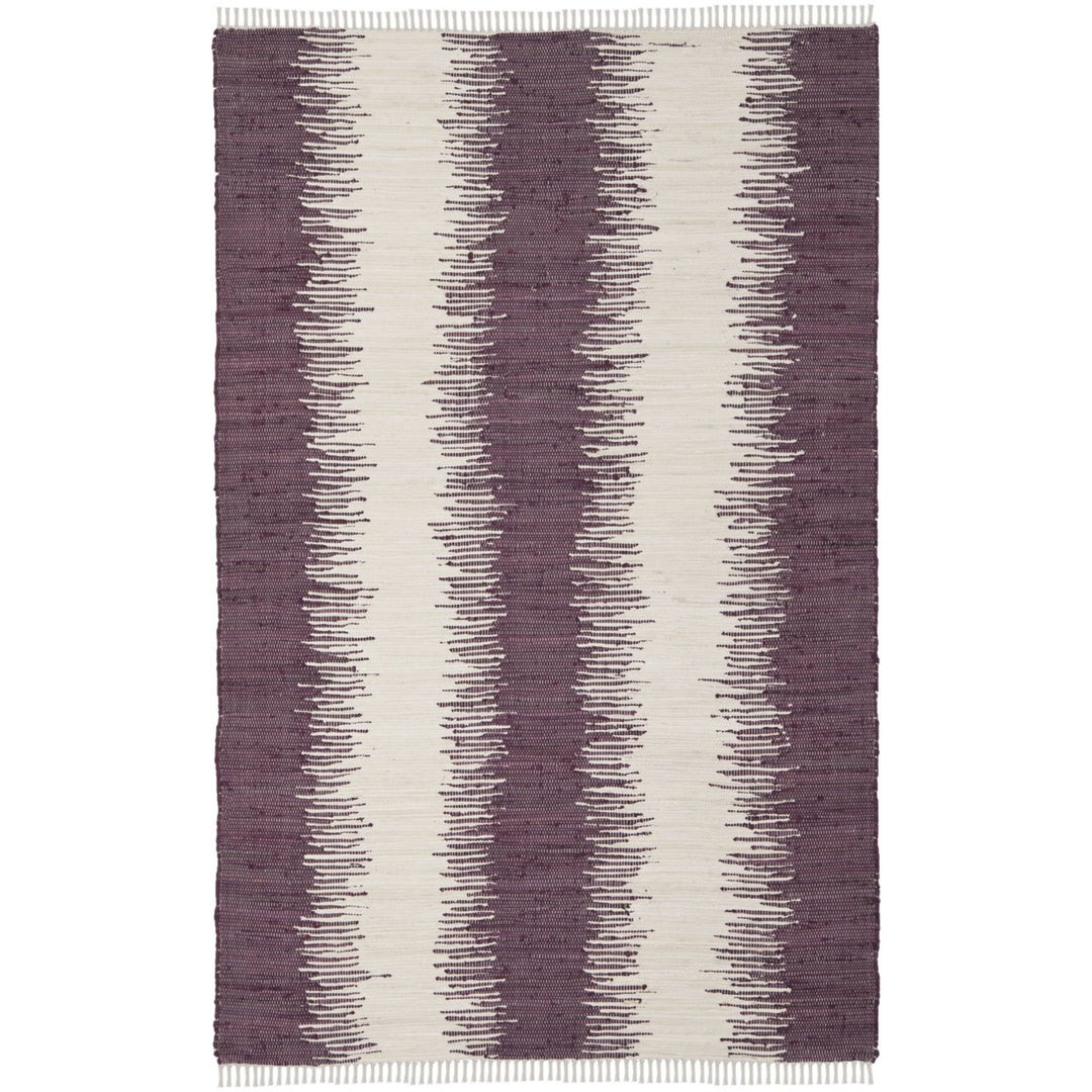 SAFAVIEH Montauk Collection MTK751D Handwoven Purple Rug Image 1