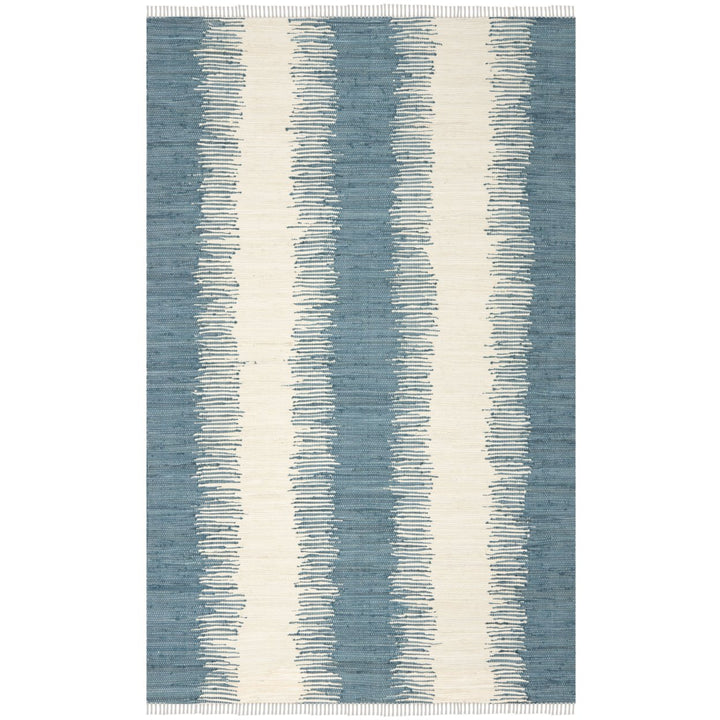 SAFAVIEH Montauk Collection MTK751A Handwoven Blue Rug Image 1