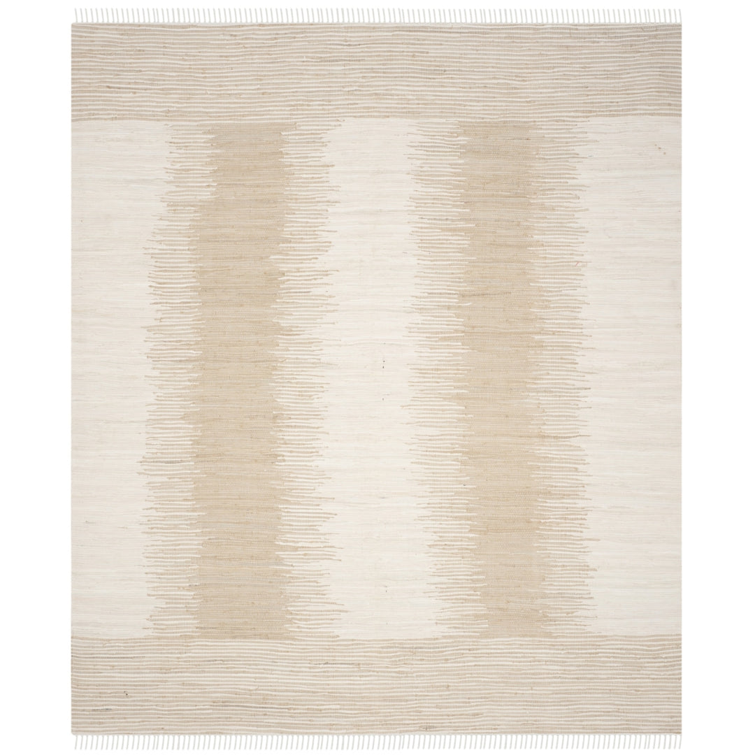 SAFAVIEH Montauk Collection MTK752A Handwoven Beige Rug Image 1