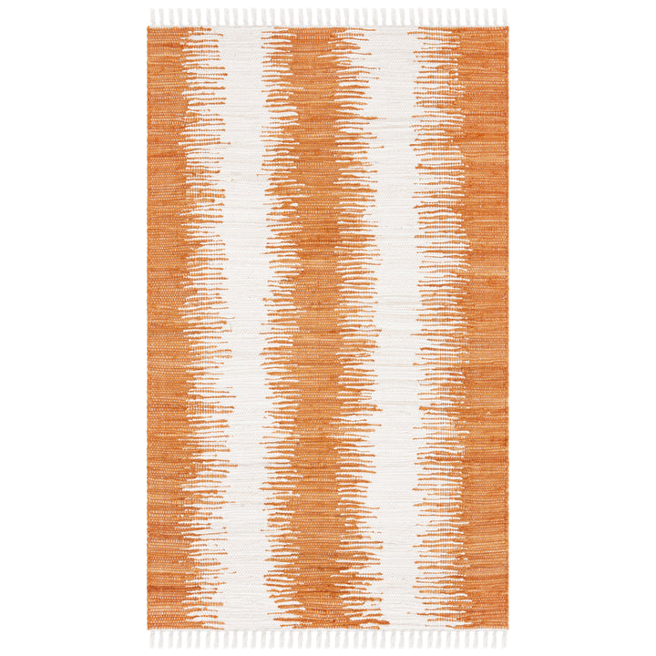 SAFAVIEH Montauk Collection MTK751C Handwoven Orange Rug Image 10