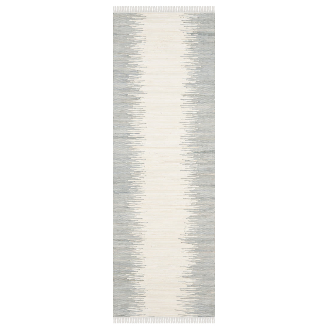 SAFAVIEH Montauk Collection MTK751K Handwoven Grey Rug Image 5