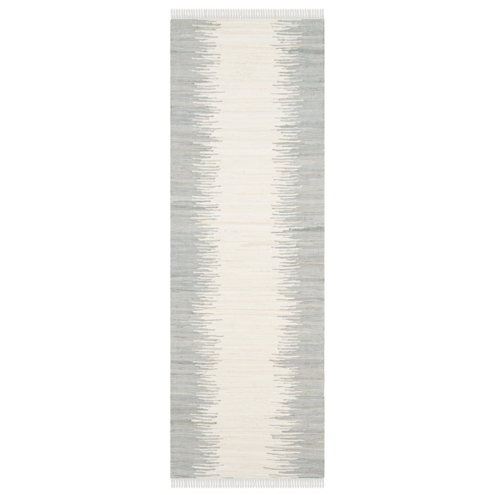 SAFAVIEH Montauk Collection MTK751K Handwoven Grey Rug Image 1