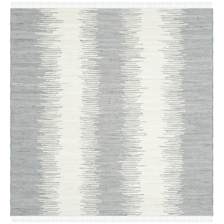 SAFAVIEH Montauk Collection MTK751K Handwoven Grey Rug Image 1