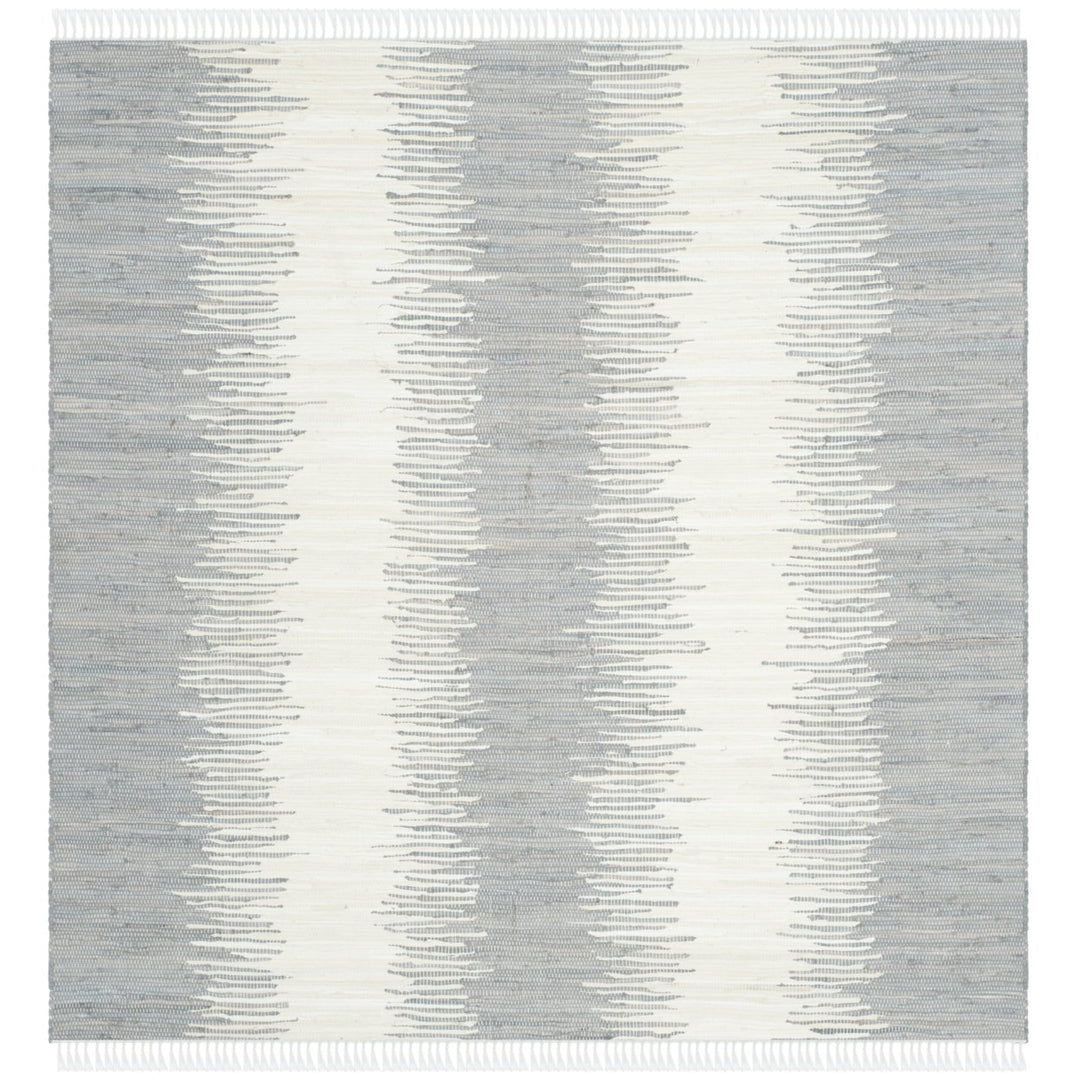 SAFAVIEH Montauk Collection MTK751K Handwoven Grey Rug Image 1