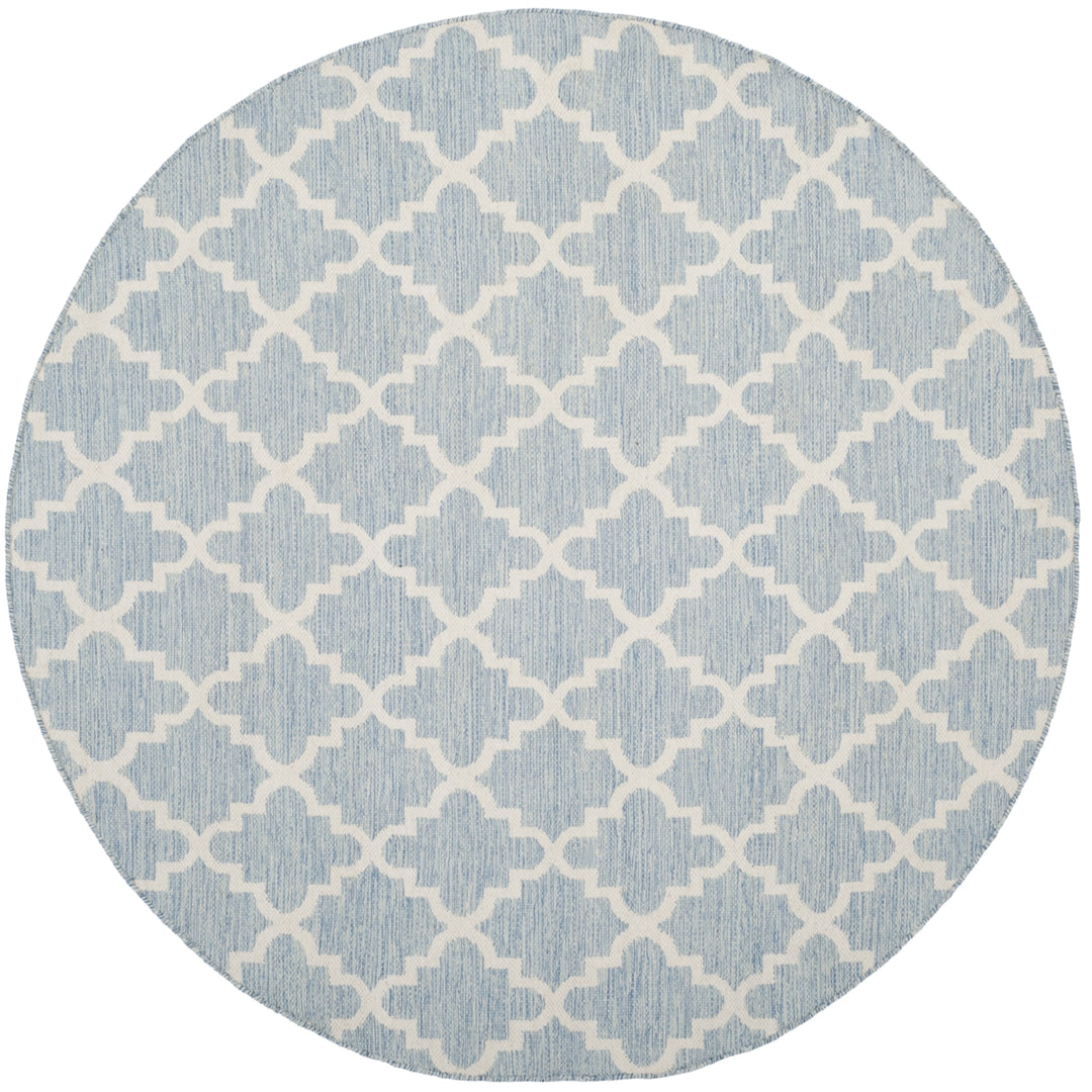 SAFAVIEH Montauk MTK810B Handwoven Light Blue /Ivory Rug Image 4