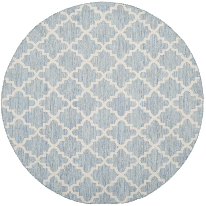 SAFAVIEH Montauk MTK810B Handwoven Light Blue /Ivory Rug Image 4