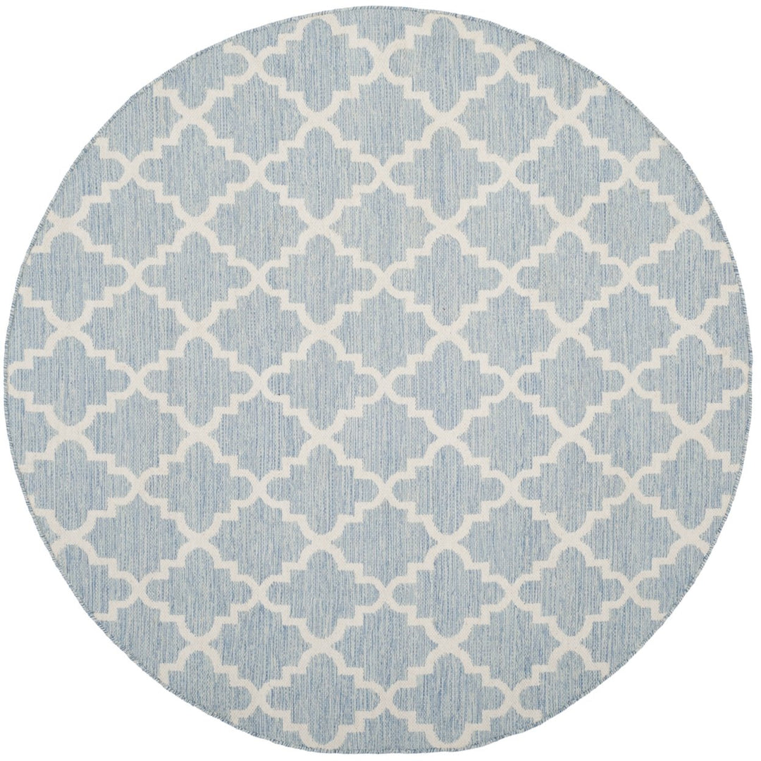 SAFAVIEH Montauk MTK810B Handwoven Light Blue /Ivory Rug Image 1