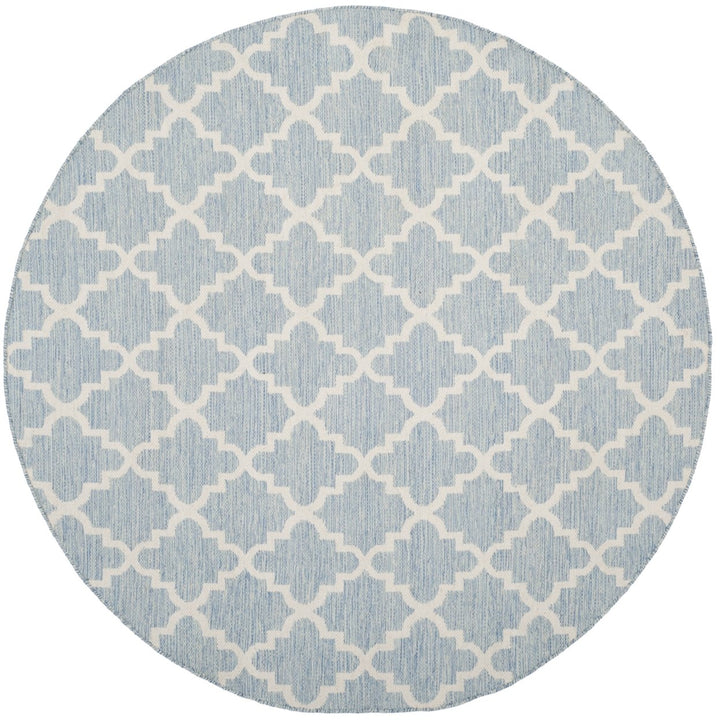 SAFAVIEH Montauk MTK810B Handwoven Light Blue /Ivory Rug Image 1