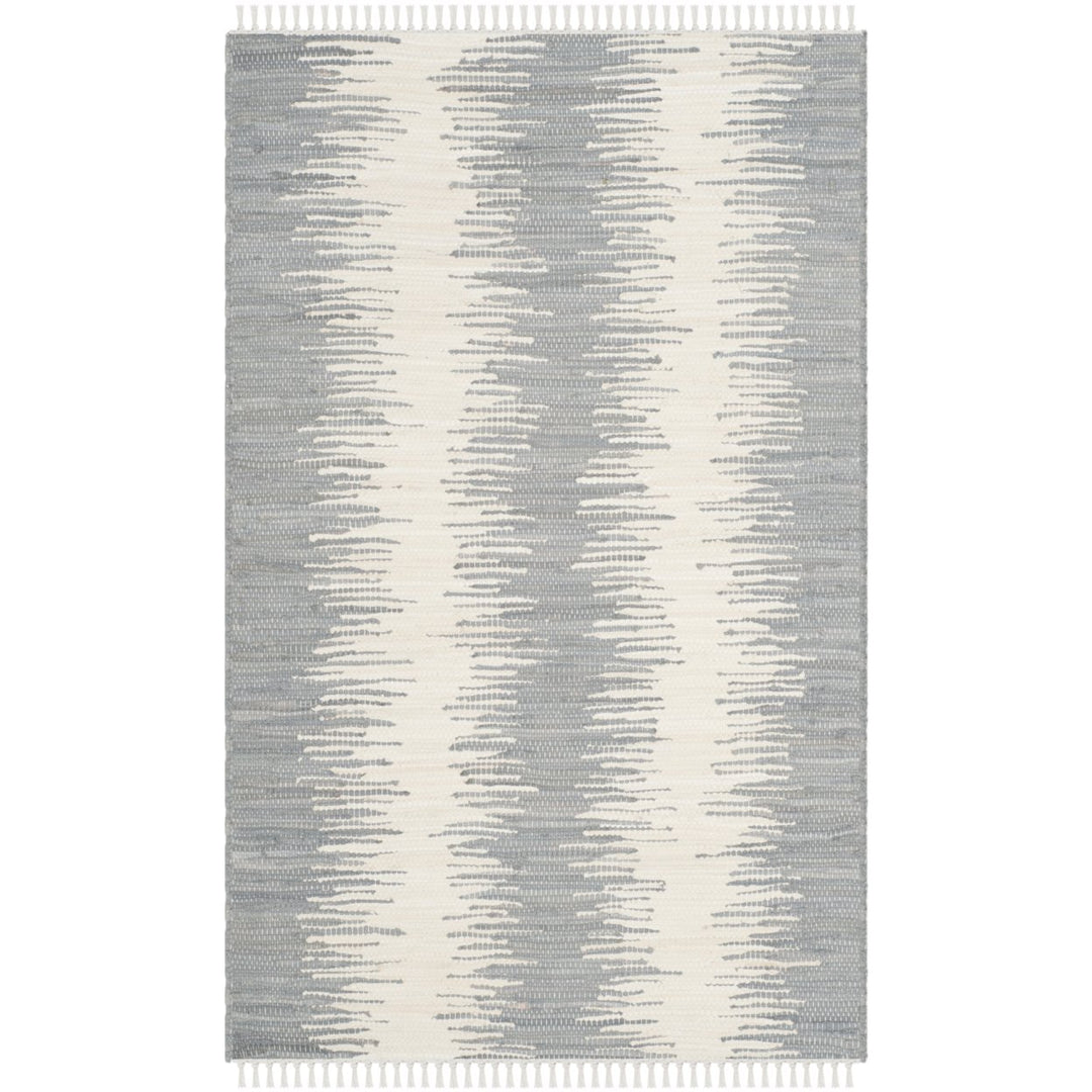 SAFAVIEH Montauk Collection MTK751K Handwoven Grey Rug Image 1