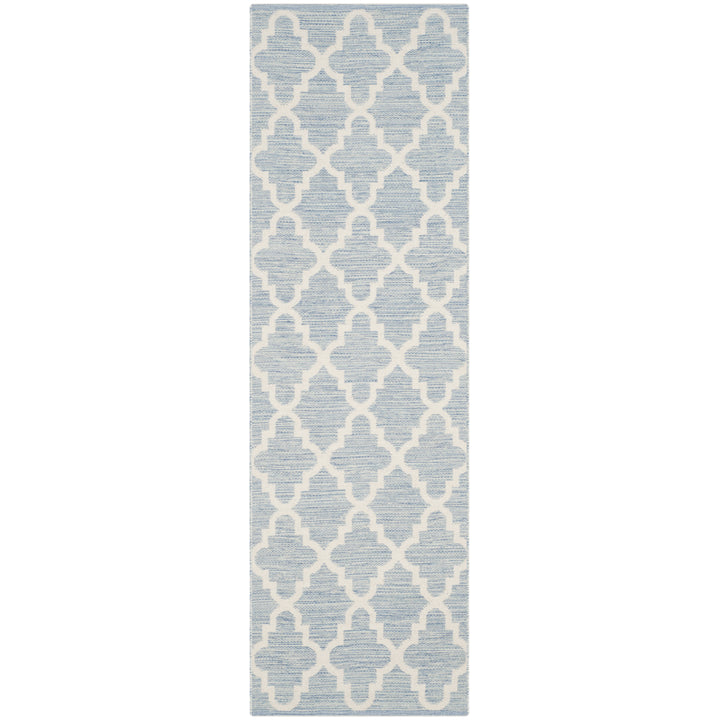 SAFAVIEH Montauk MTK810B Handwoven Light Blue /Ivory Rug Image 5