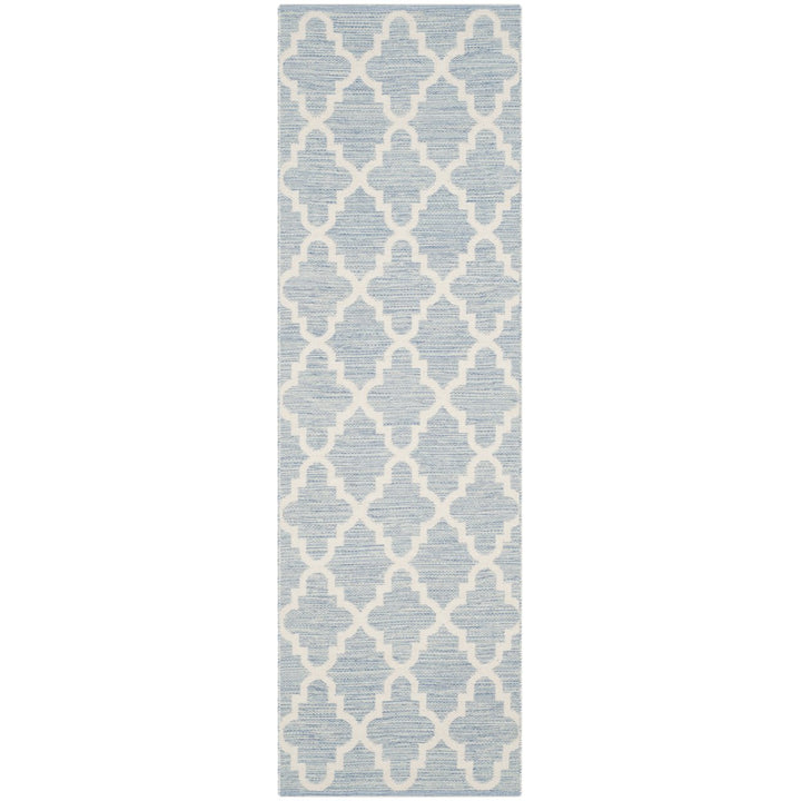 SAFAVIEH Montauk MTK810B Handwoven Light Blue /Ivory Rug Image 1