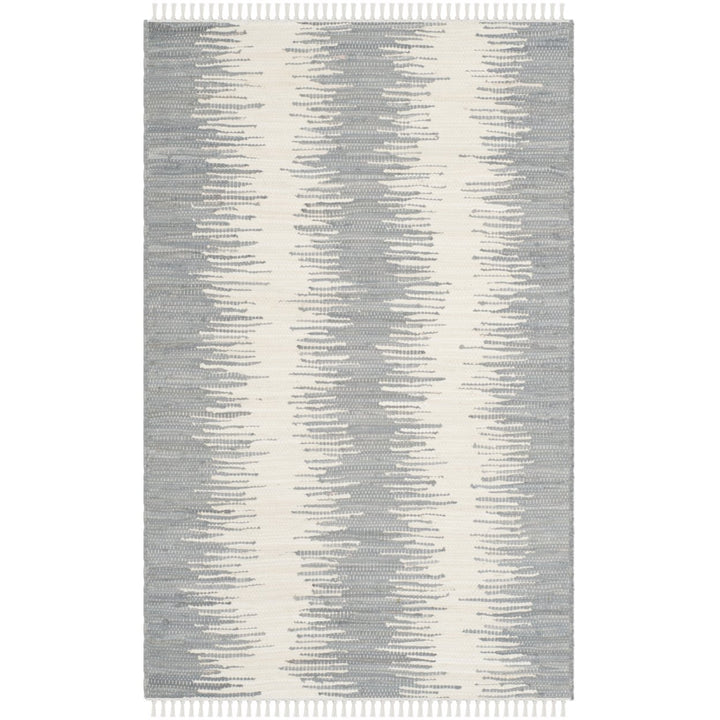 SAFAVIEH Montauk Collection MTK751K Handwoven Grey Rug Image 1